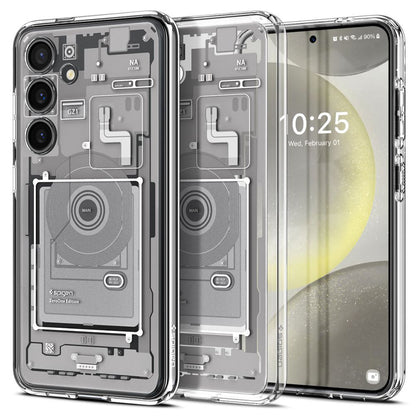 Tok Samsung Galaxy S24 S921-hez, Spigen, Ultra Hybrid Zero One, Fehér
