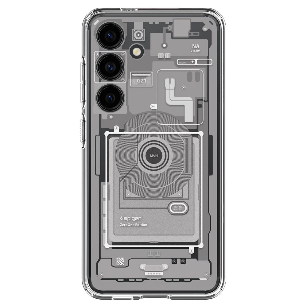 Tok Samsung Galaxy S24 S921-hez, Spigen, Ultra Hybrid Zero One, Fehér