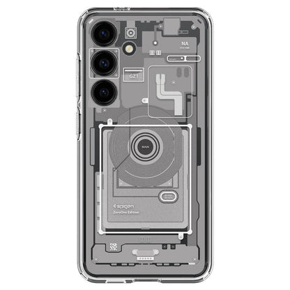 Tok Samsung Galaxy S24 S921-hez, Spigen, Ultra Hybrid Zero One, Fehér