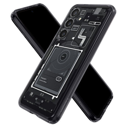 Case for Samsung Galaxy S24 S921, Spigen, Ultra Hybrid Zero One, Matte Black ACS07350