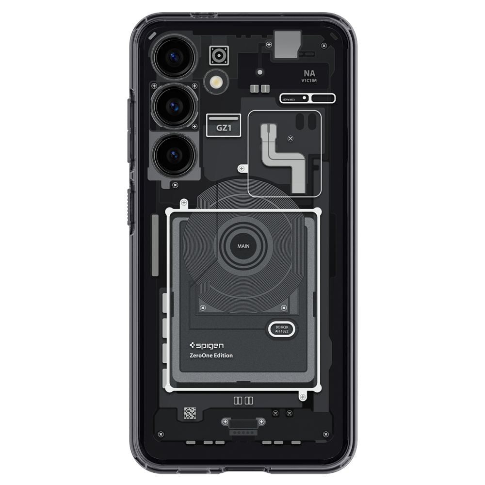 Case for Samsung Galaxy S24 S921, Spigen, Ultra Hybrid Zero One, Matte Black ACS07350