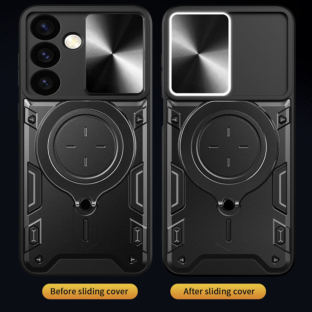 Tok Samsung Galaxy S24 S921-hez, Techsuit, CamGuard Pro, Kék