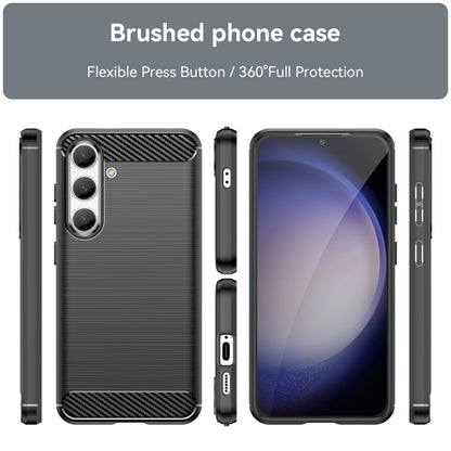 Case for Samsung Galaxy S24 S921, Techsuit, Carbon, Black