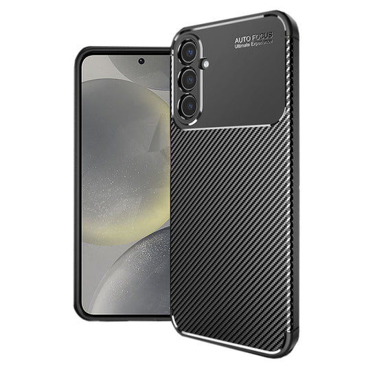 Tok Samsung Galaxy S24 S921-hez, Techsuit, CarbonFiber, Fekete