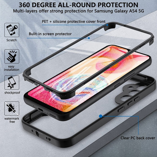 Tok Samsung Galaxy S24 S921-hez, Techsuit, ColorVerse 360, Fekete