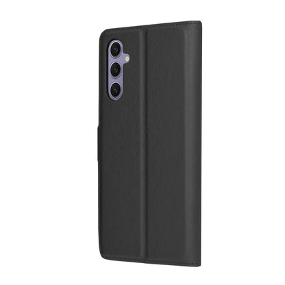 Tok Samsung Galaxy S24 S921-hez, Techsuit, bőr folio, fekete