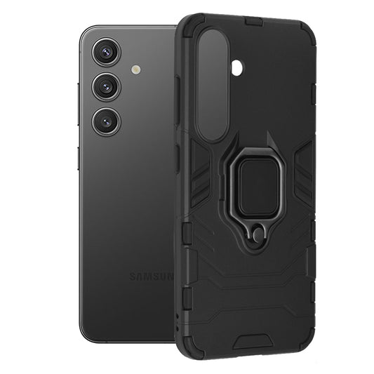 Tok Samsung Galaxy S24 S921-hez, Techsuit, Shield, Fekete