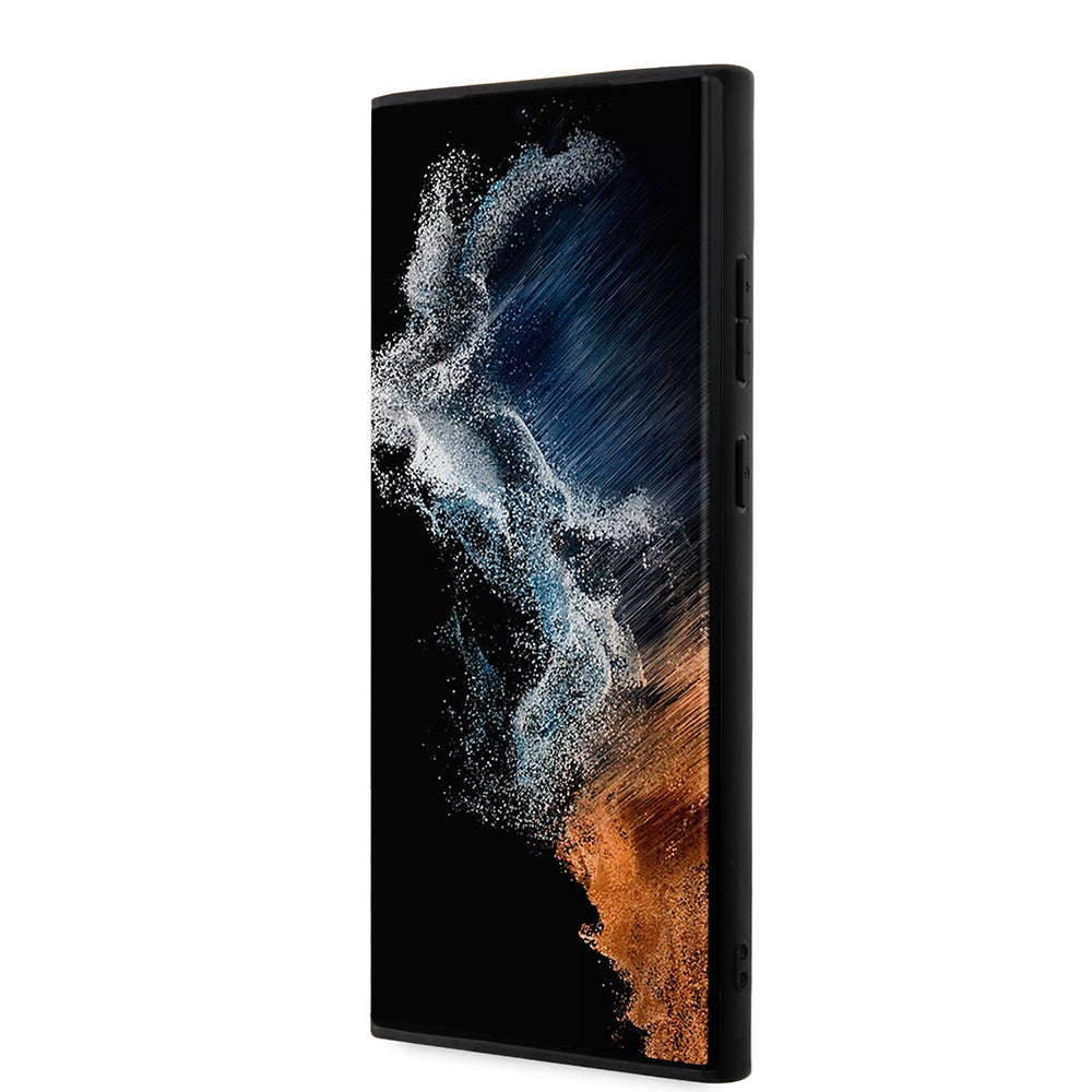 Tok Samsung Galaxy S24 Ultra S928-hoz, Guess, 4G Stripe, Fekete