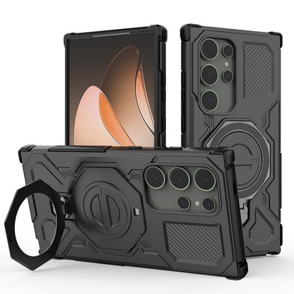 Tok Samsung Galaxy S24 Ultra S928-hoz, Techsuit, Carbon Shield Pro, Fekete
