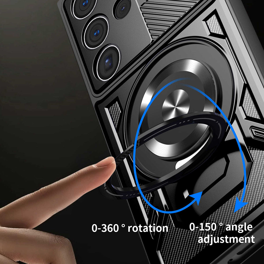 Case for Samsung Galaxy S24 Ultra S928, Techsuit, RuggedCam, Gray