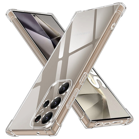 Tok Samsung Galaxy S24 Ultra S928-hoz, Techsuit, Ütésálló Átlátszó, Átlátszó