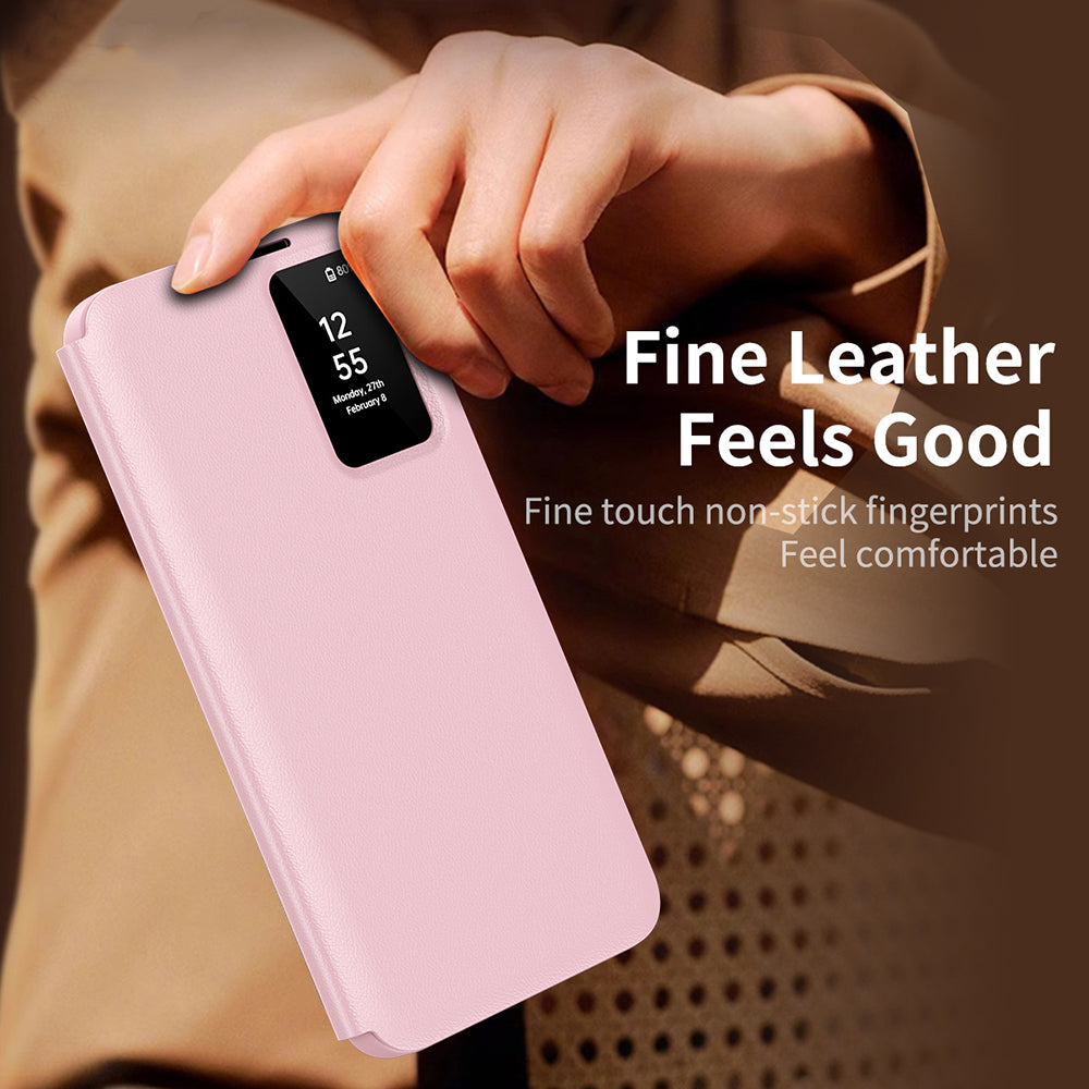Case for Samsung Galaxy S24 Ultra S928, Techsuit, SmartView, Pink