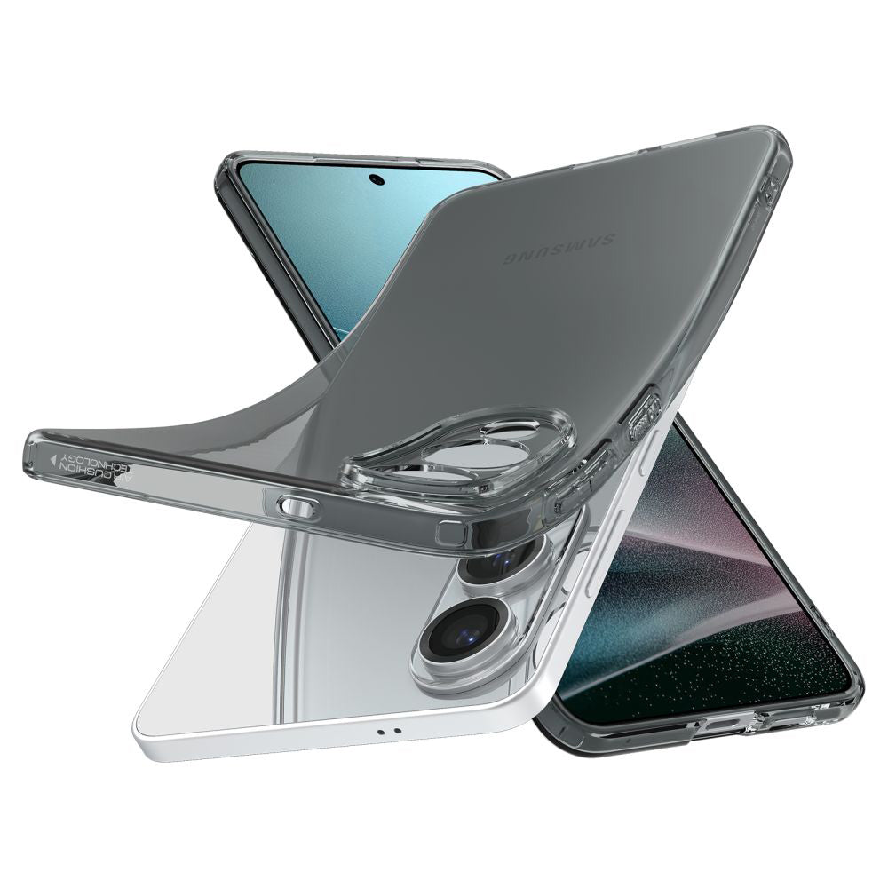Tok Samsung Galaxy S25 Edge S937-hez, Spigen, Liquid Crystal, Füstszínű ACS09426