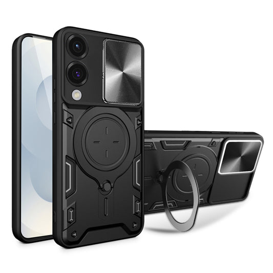 Tok Samsung Galaxy S25 Edge S937-hez, Techsuit, CamGuard Pro, Fekete