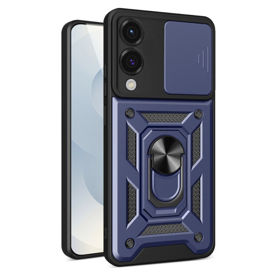 Tok Samsung Galaxy S25 Edge S937-hez, Techsuit, CamShield, Kék