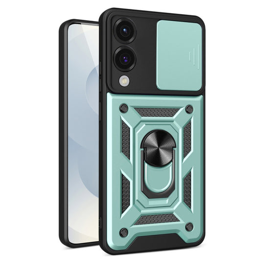Tok Samsung Galaxy S25 Edge S937-hez, Techsuit, CamShield, Zöld