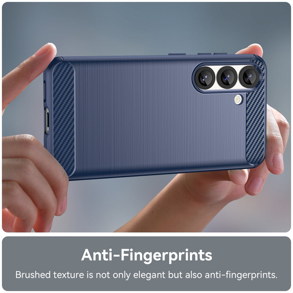 Tok Samsung Galaxy S25 Edge S937-hez, Techsuit, Karbon, Kék