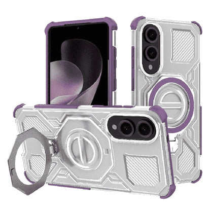 Tok Samsung Galaxy S25 Edge S937-hez, Techsuit, Carbon Shield Pro, Lila