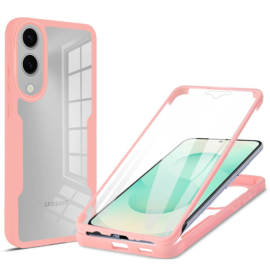 Tok Samsung Galaxy S25 Edge S937-hez, Techsuit, ColorVerse 360, Rózsaszín