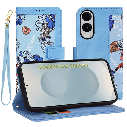 Tok Samsung Galaxy S25 Edge S937-hez, Techsuit, FlipCraft, Kék