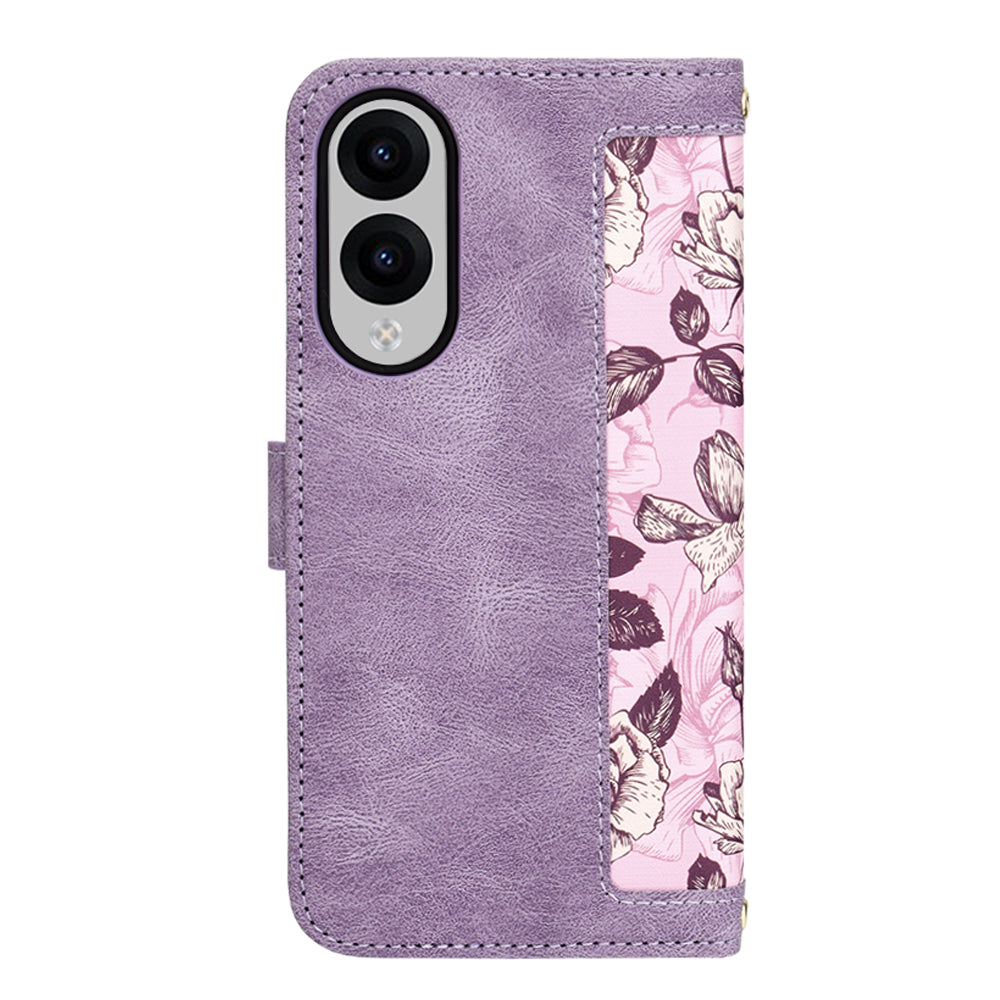 Tok Samsung Galaxy S25 Edge S937-hez, Techsuit, FlipCraft, Lila