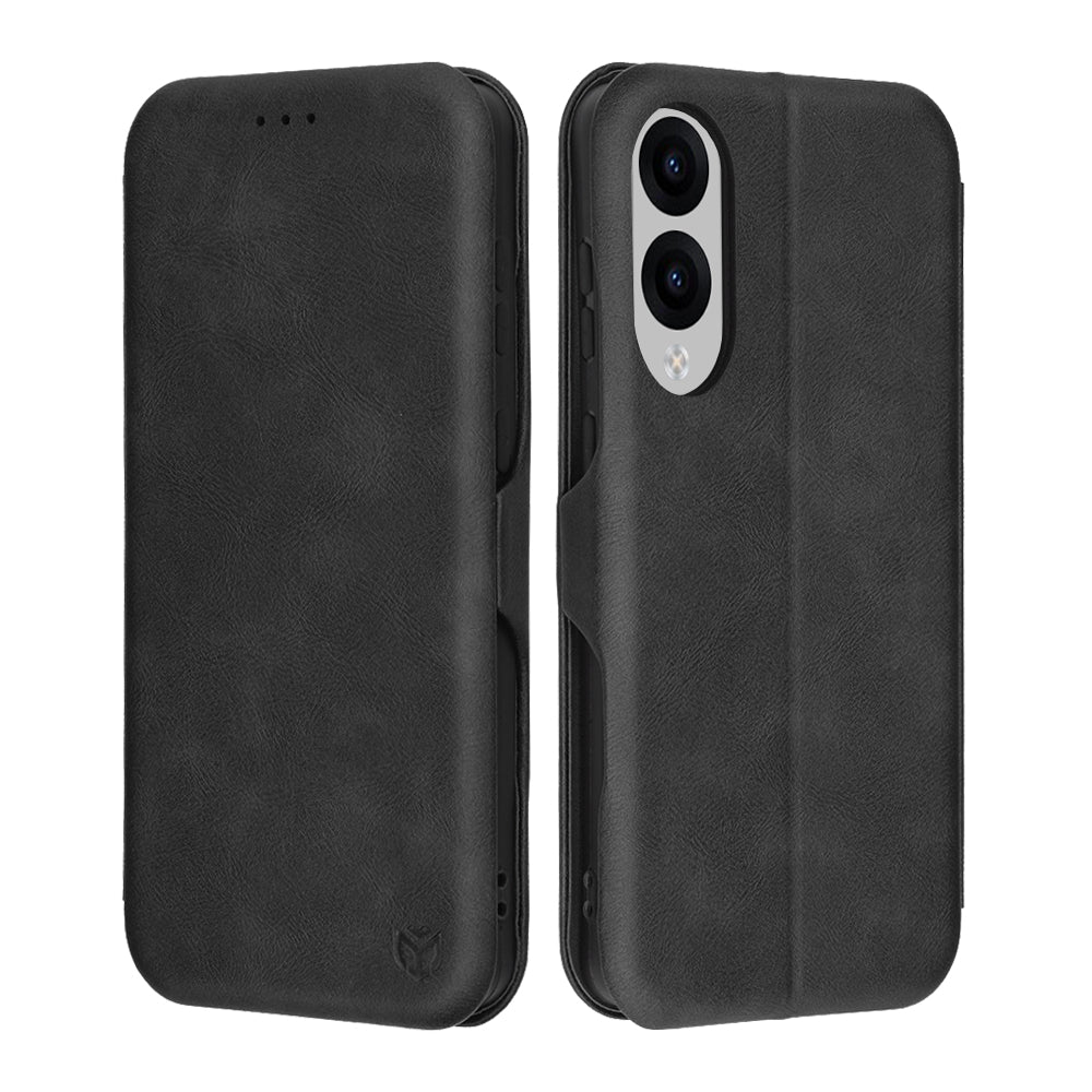 Tok Samsung Galaxy S25 Edge S937-hez, Techsuit, Safe Wallet Plus, Fekete