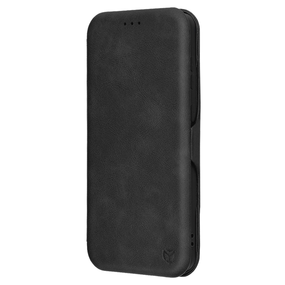 Tok Samsung Galaxy S25 Edge S937-hez, Techsuit, Safe Wallet Plus, Fekete