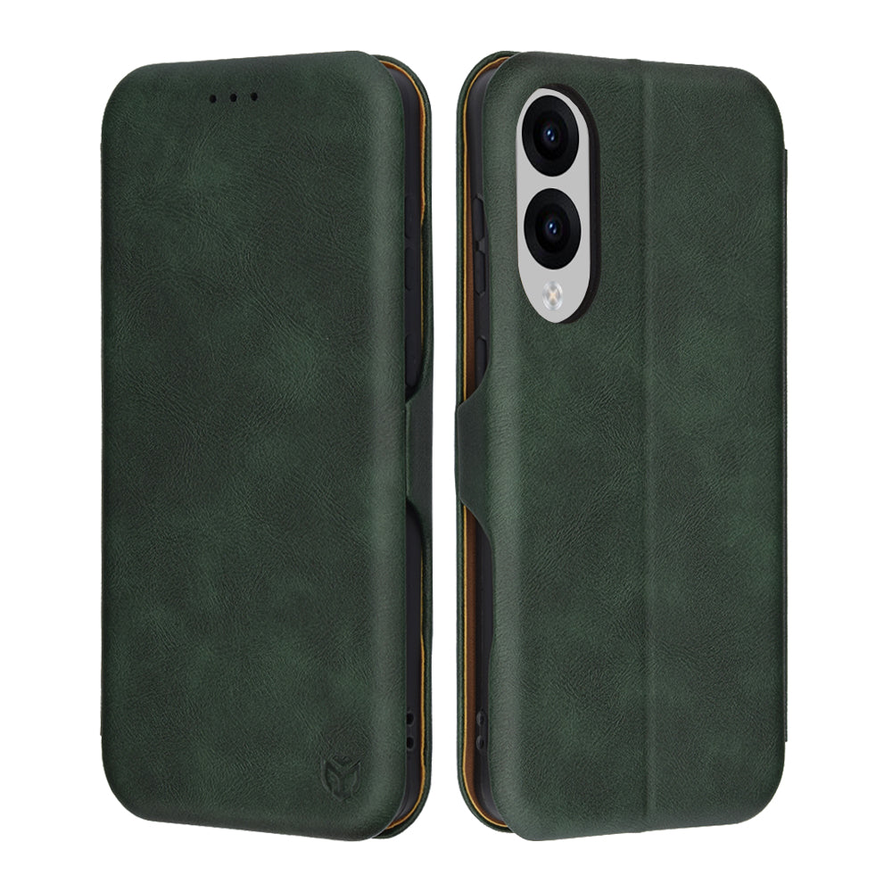 Tok Samsung Galaxy S25 Edge S937-hez, Techsuit, Safe Wallet Plus, Zöld