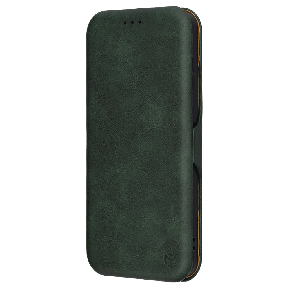 Tok Samsung Galaxy S25 Edge S937-hez, Techsuit, Safe Wallet Plus, Zöld