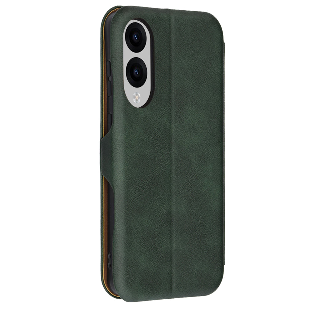 Tok Samsung Galaxy S25 Edge S937-hez, Techsuit, Safe Wallet Plus, Zöld