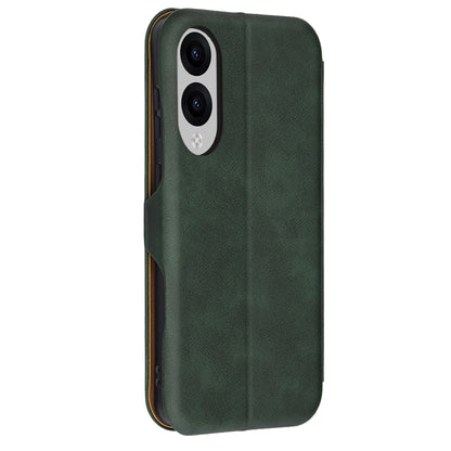 Tok Samsung Galaxy S25 Edge S937-hez, Techsuit, Safe Wallet Plus, Zöld