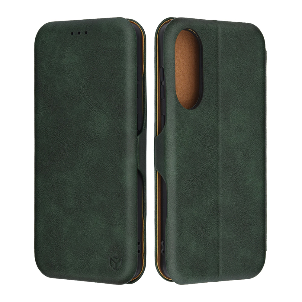 Tok Samsung Galaxy S25 Edge S937-hez, Techsuit, Safe Wallet Plus, Zöld