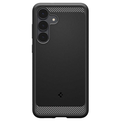 Tok Samsung Galaxy S25 FE-hez, Spigen, Rugged Armor, Matt Fekete ACS10025