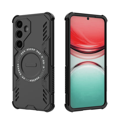 MagSafe Case for Samsung Galaxy S25 FE, Techsuit, ArmorMag, Black