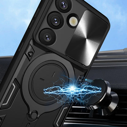 Tok Samsung Galaxy S25 FE-hez, Techsuit, CamGuard Pro, Lila