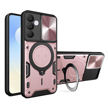 Tok Samsung Galaxy S25 FE-hez, Techsuit, CamGuard Pro, Rózsaszín