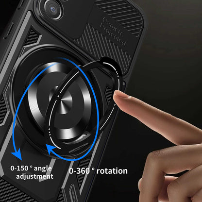Tok Samsung Galaxy S25 FE-hez, Techsuit, RuggedCam, Szürke