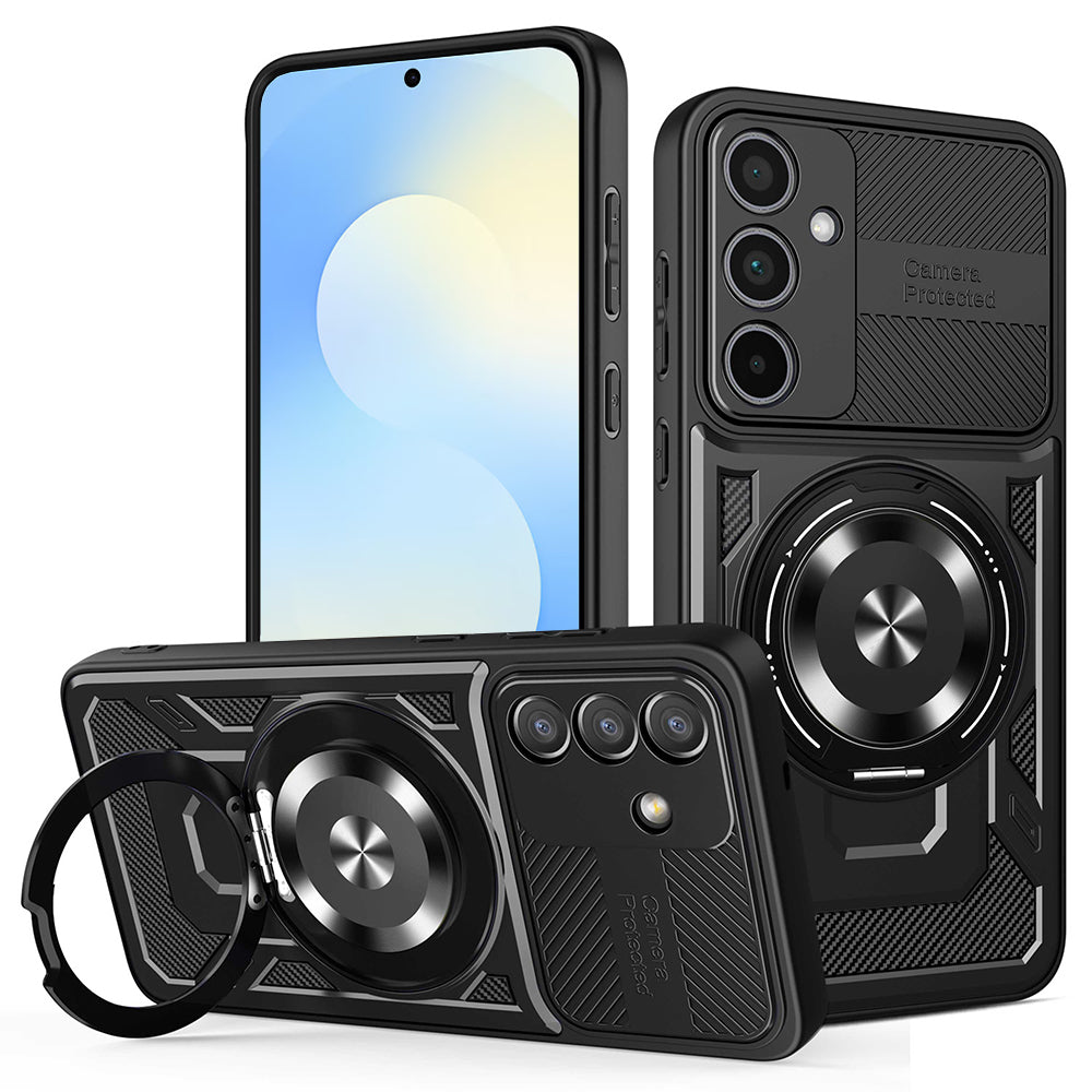 Samsung Galaxy S25 FE tok, Techsuit, RuggedCam, Fekete