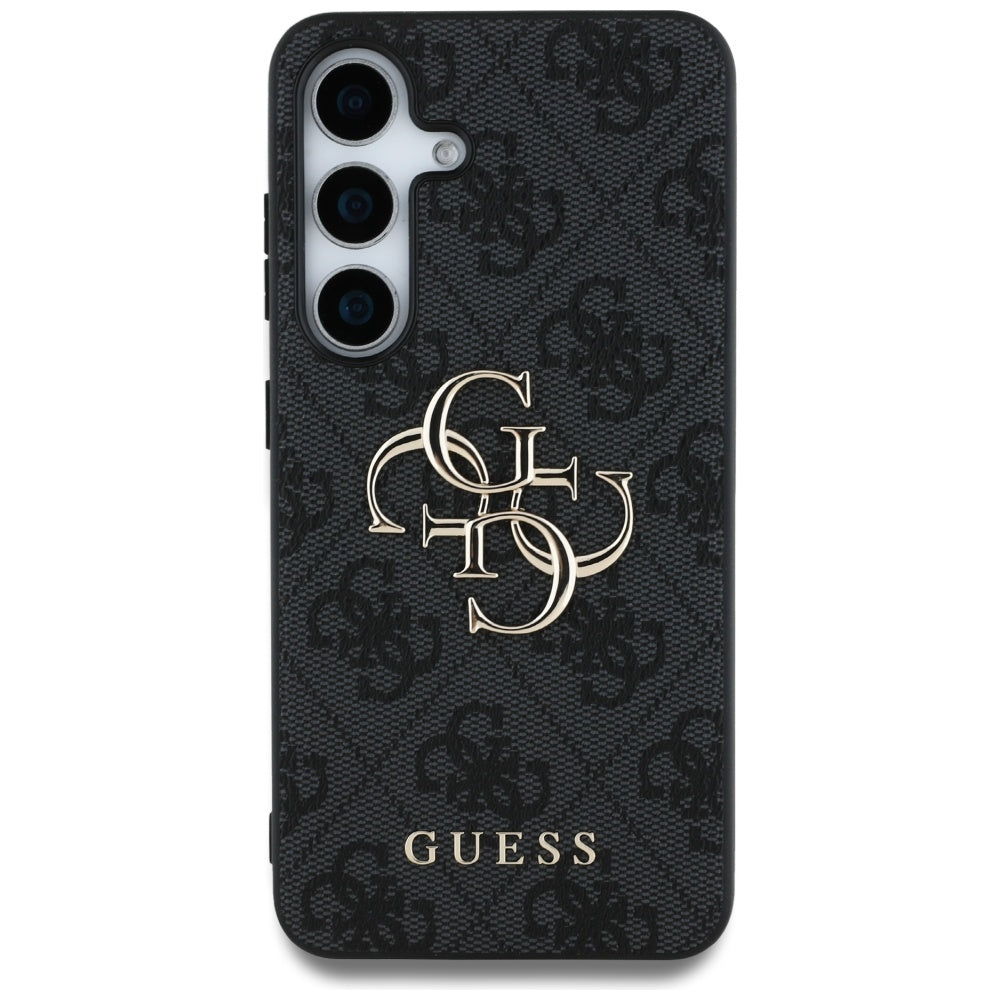 Tok Samsung Galaxy S25+ S936-hoz, Guess, 4G Big Logo, Fekete