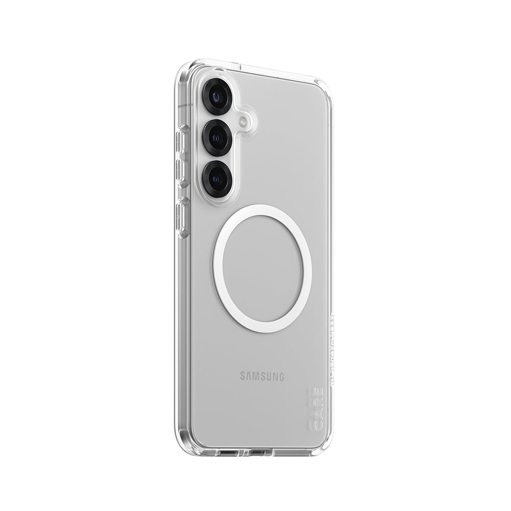 Tok Samsung Galaxy S25+ S936-hoz, PanzerGlass, Care Urban Combat, Átlátszó Fehér