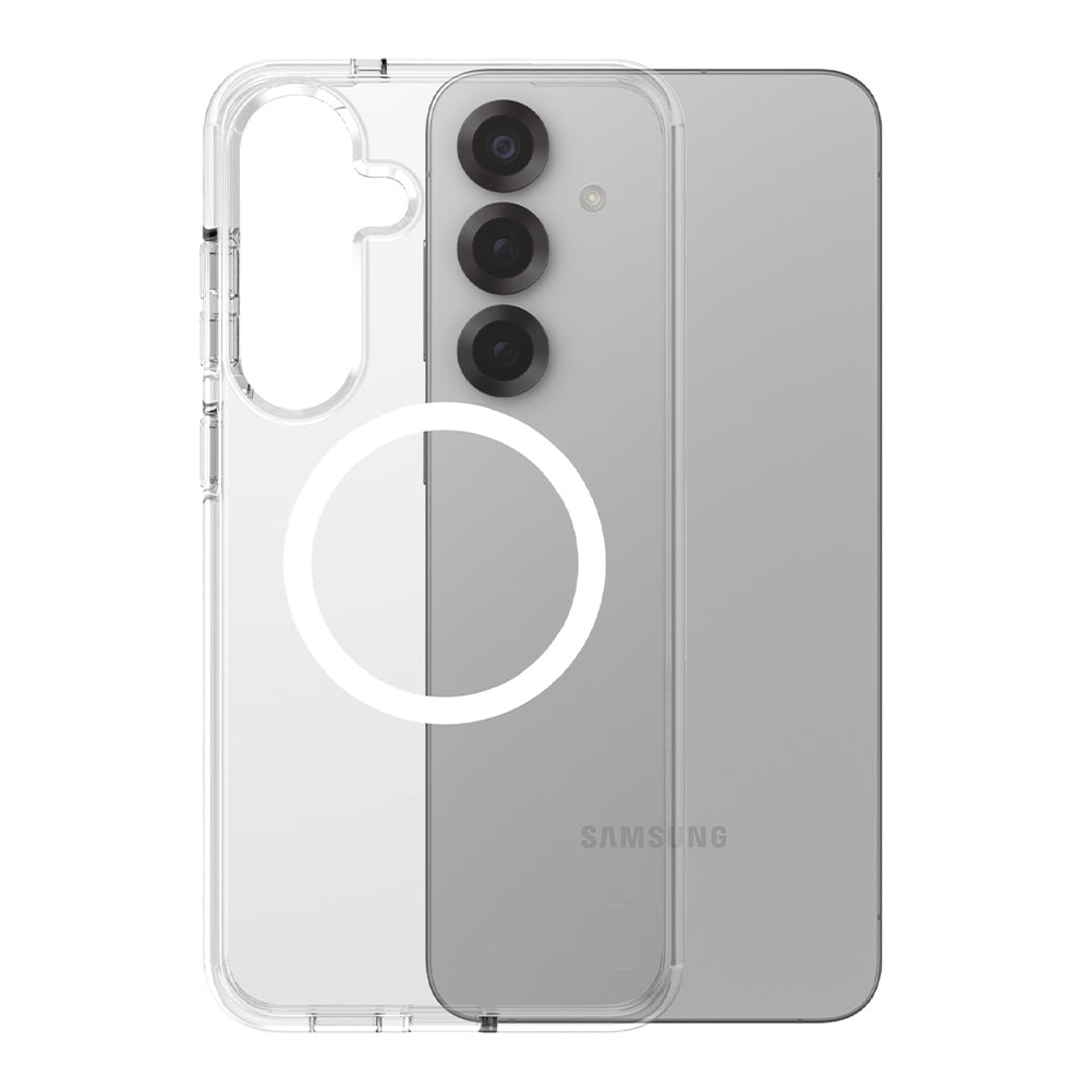 Tok Samsung Galaxy S25+ S936-hoz, PanzerGlass, Care Urban Combat, Átlátszó Fehér
