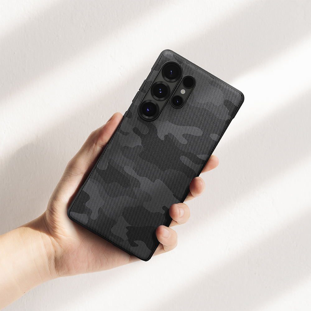 Tok Samsung Galaxy S25+ S936-hoz, Ringke, Onyx, Fekete