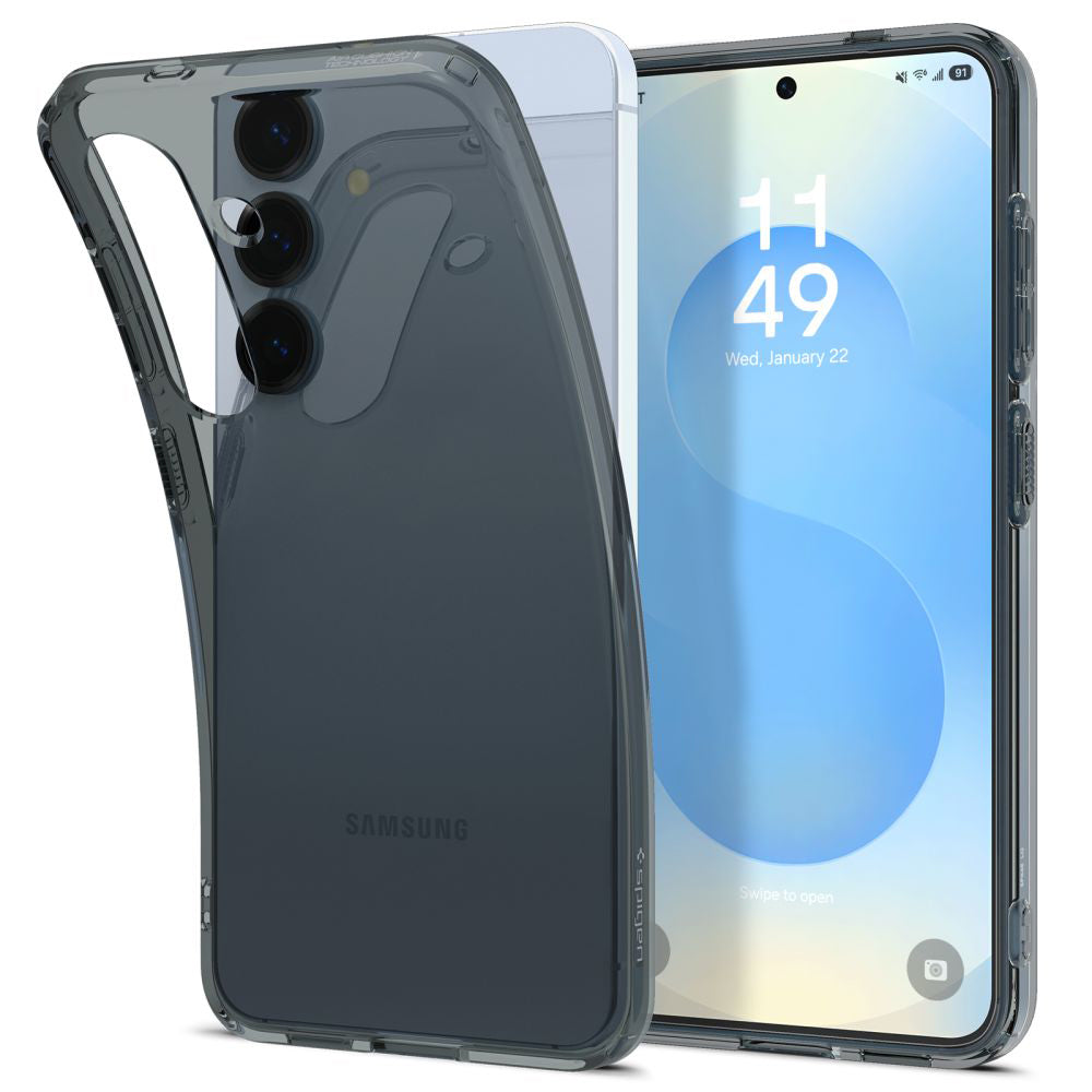 Case for Samsung Galaxy S25+ S936, Spigen, Liquid Crystal, Smoky ACS08975