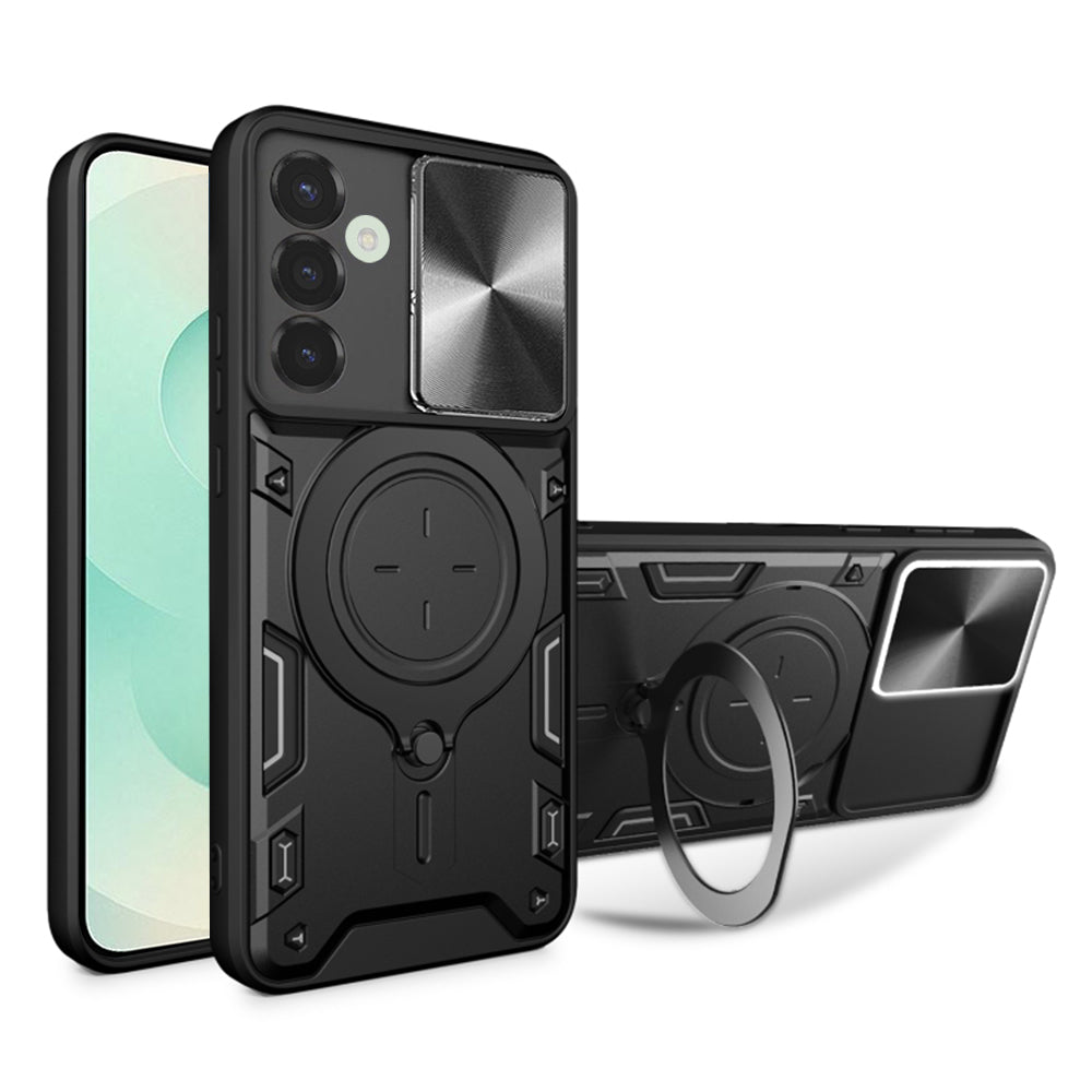Tok Samsung Galaxy S25+ S936-hoz, Techsuit, CamGuard Pro, Fekete