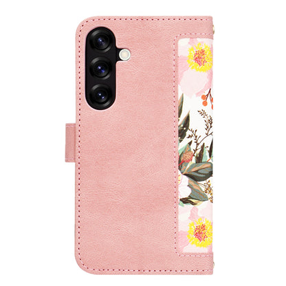 Tok Samsung Galaxy S25+ S936-hoz, Techsuit, FlipCraft, Rózsaszín
