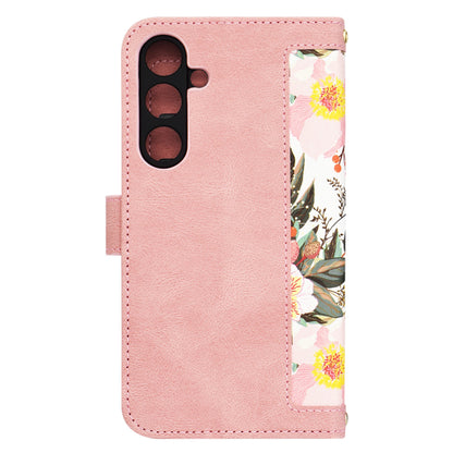 Tok Samsung Galaxy S25+ S936-hoz, Techsuit, FlipCraft, Rózsaszín