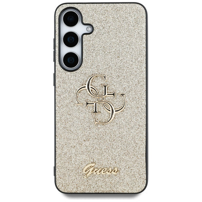 Tok Samsung Galaxy S25 S931-hez, Guess, Glitter Big 4G Script, Arany