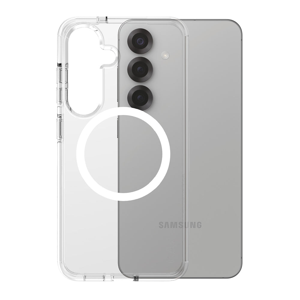 Tok Samsung Galaxy S25 S931-hez, PanzerGlass, Care Urban Combat, Átlátszó Fehér