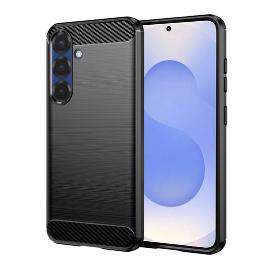 Tok Samsung Galaxy S25 S931-hez, Techsuit, Karbon, Fekete