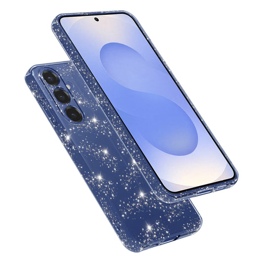 Tok Samsung Galaxy S25 S931-hez, Techsuit, SparkleSkin, Átlátszó